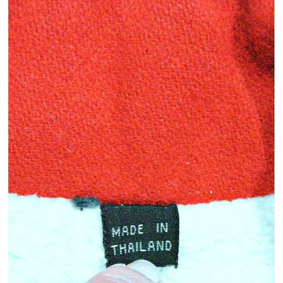 Mens Members Only Wool Coat Jacket Gray Red Trim Sherpa Lined Zip Front Sz 40 M - Picture 8 of 12